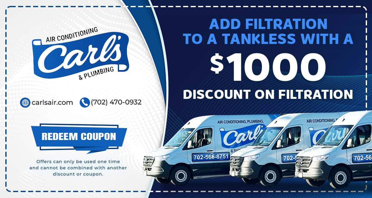 Add Filtration to a Tankless with a $1000 Discount on Filtration